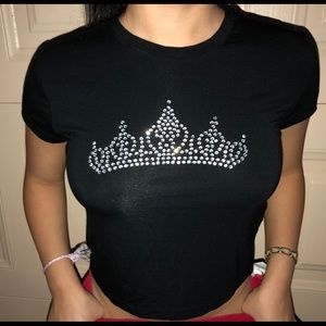 Bedazzled Crown Tee